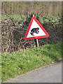 TM3667 : Roadsign on Rendham Road by Geographer