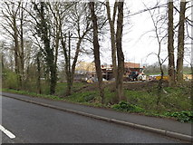 TM2363 : Building site off the A1120 by Geographer