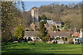 Brent Knoll : Grassy Field & Village