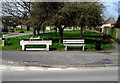 Jubilee Bench and former cattle trough, Winchcombe