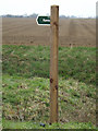 TM0564 : Byway sign off the B1113 Finningham Road by Geographer