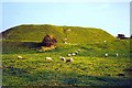 The castle mound at Castle Bytham, near Bourne, Lincolnshire