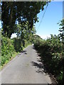 View north-eastwards towards a bend in the Drumroe Road