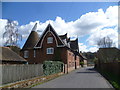 The North Downs Way passes along The Street in Patrixbourne