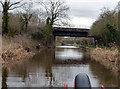 Macclesfield Canal:  Railway bridge