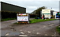 Refreshments stall in the Heritage Business Park near Llantwit Major