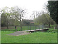 Footbridge in Willersley Park