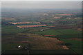 Otby Moor and the western escarpment of the Lincolnshire Wolds: aerial 2015