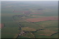 View along the top of the Wolds from Calcethorpe Medieval Village Site: aerial 2015