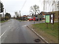 B1113 Station Road & Cotton Postbox