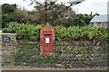 Georgian postbox at Porthcothan