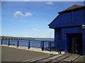 TQ5178 : Flood control on the approach to Erith Pier by Marathon