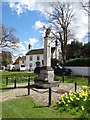 The war memorial in Stock, Essex