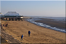 ST3049 : Burnham-on-Sea : Sandy Beach by Lewis Clarke