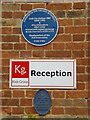 TM0363 : Plaques on Walnut Tree Manor by Geographer