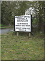 TM0262 : Haughley United Football & Social Club sign by Geographer