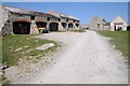 Traditional farm buildings on Lundy Island