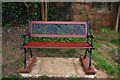 Seat in the Woodland Garden, Springfield Park, Kidderminster