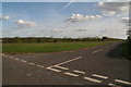 Big grass triangle: junction of Broughton Road, Marsh Lane and Hopyard Lane near Carlton-le-Moorland