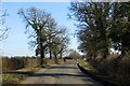 The road to Marsh Gibbon