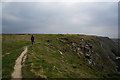 South West coast path at Strasse Cliff