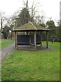 TM0262 : Shelter & seat at King George's Field by Geographer