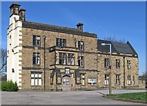 SK4374 : Staveley - Staveley Hall - from SE by Dave Bevis