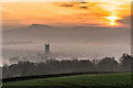 SO5074 : Towards Ludlow at sunrise by Ian Capper
