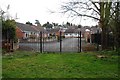 SO8377 : Gates at end of Milldale Close, Kidderminster by P L Chadwick
