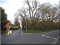 Mill Hill Road at the junction of Station Road