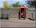 Former phonebox now only a box, Cinderford