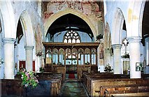 TF0433 : Inside the parish church at Pickworth, near Bourne, Lincolnshire by Rex Needle