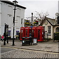 Telephone Kiosks  on Lemon Street Truro