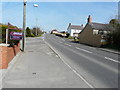 Looking east-northeast along the A487