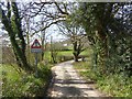 Ford and footbridge over Offwell Brook