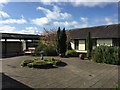 County Hospital, Stafford: landscaping at Postgraduate Medical Centre