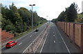 South along the A34, Wilmslow