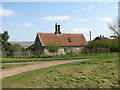 Cottage with Tudor chimneys in Knettishall