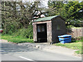 Bus shelter and sand bin, South Lopham