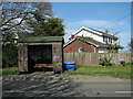 Bus shelter and sand bin, South Lopham