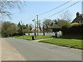 White fence beside The Street, Barnham