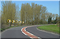 Sharp bend on the A26