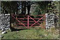 NM4327 : Metal Gate at Tavool House by Robert Struthers