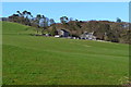 View across field to Branken Wall