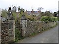 Old gateway and wall at Ridgway