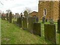 Slate headstones, Upper Broughton Churchyard