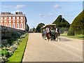 TQ1568 : Horse-Drawn Transport, Hampton Court Estate by David Dixon