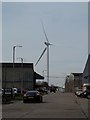 TM1375 : Industrial estate and wind turbine by Bikeboy