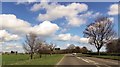 A495 approaching Sewage Works entrance