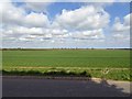 Flat Lincolnshire farmland near Covenham reservoir